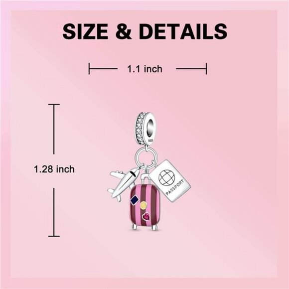 Sterling silver charm sun star moon elephant sunflower bead fit pandora bracelet - Picture 6 of 8